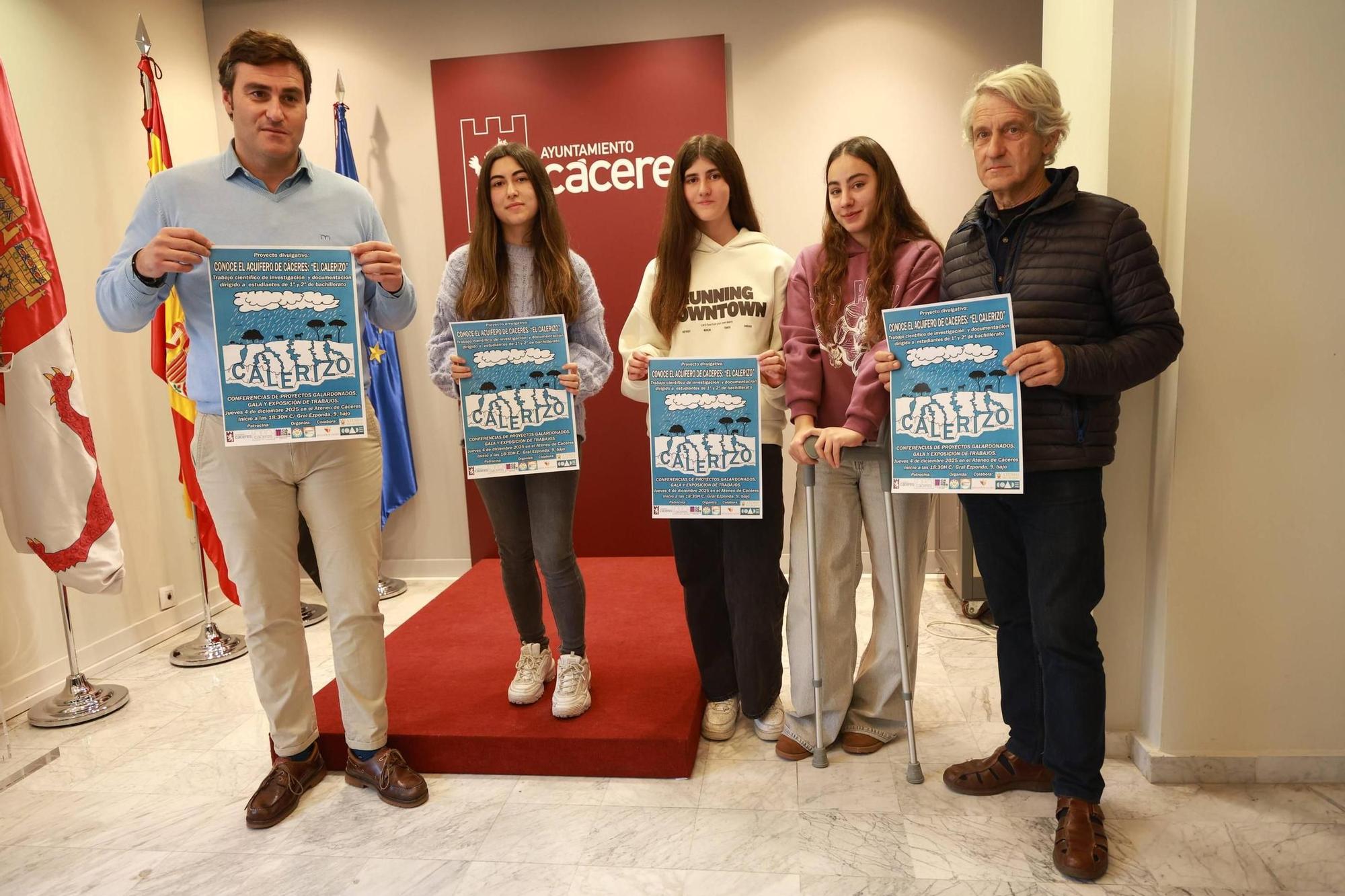 Jorge Suárez, Alexia García, Lola Grande, Vega Moreno y Santiago Márquez.