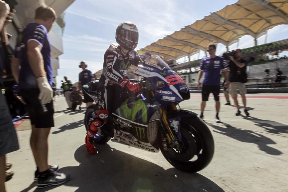 Entrenamientos de MotoGP en Sepang