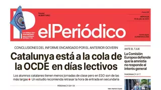 La portada de EL PERIÓDICO del 16 de julio de 2025