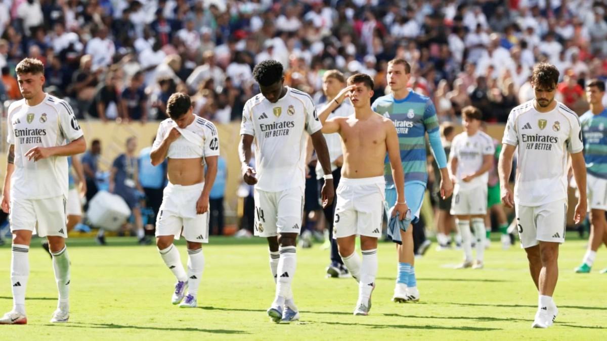 La cara de la derrotado del Real Madrid en 2025