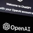 Una pantalla de OpenAI.