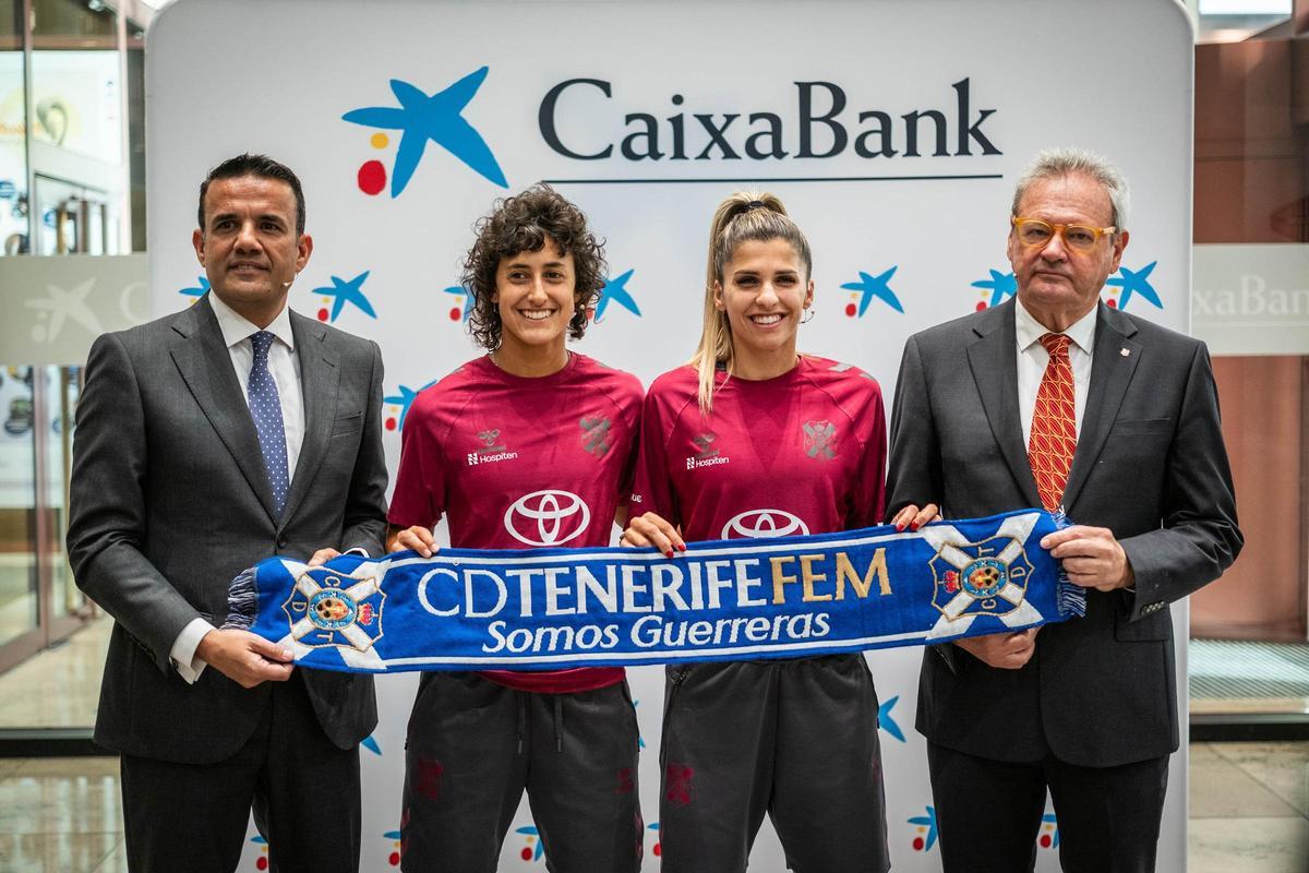 El CD Tenerife Femenino presenta el encuentro de Liga F Moeve entre el Costa Adeje Tenerife y el FC Barcelona El CD Tenerife Femenino presenta el encuentro de Liga F Moeve entre el Costa Adeje Tenerife y el FC Barcelona