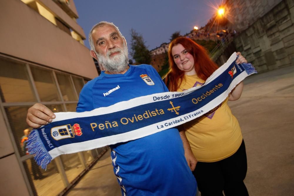 La afición azul no falta a su cita en el Tartiere: Oviedo - Tenerife