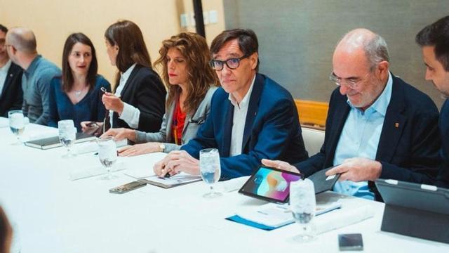 Illa, ahir, durant la reunió a Silicon Valley. | EUROPA PRESS