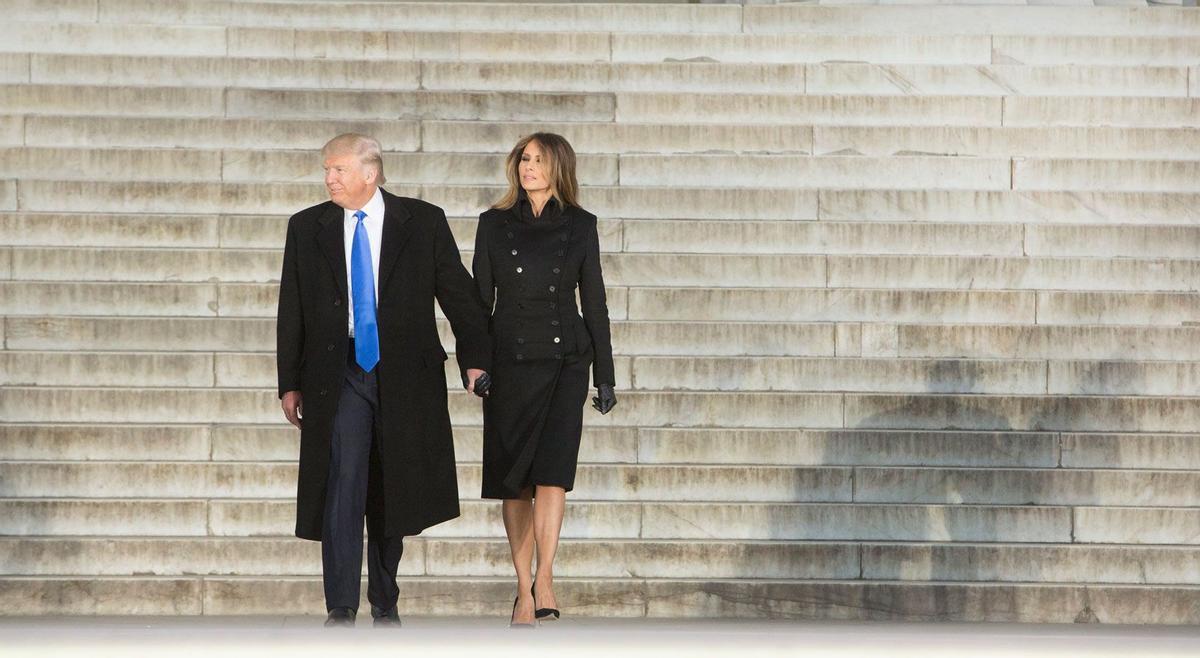 Melania Trump y sus looks durante los primeros actos como primera dama junto a Donald Trump