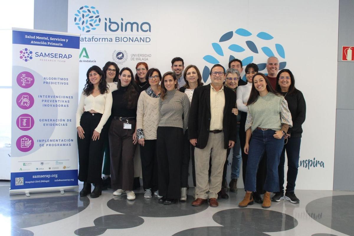 Investigadores que forman parte del grupo de ‘Salud Mental, Servicios y Atención Primaria’ (SAMSERAP) de Ibima Plataforma Bionand.