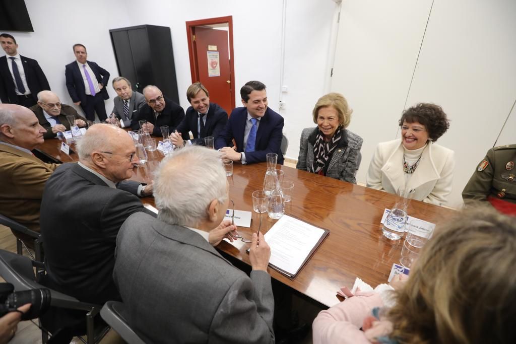 La Reina Sofía visita el Banco de Alimentos en Córdoba