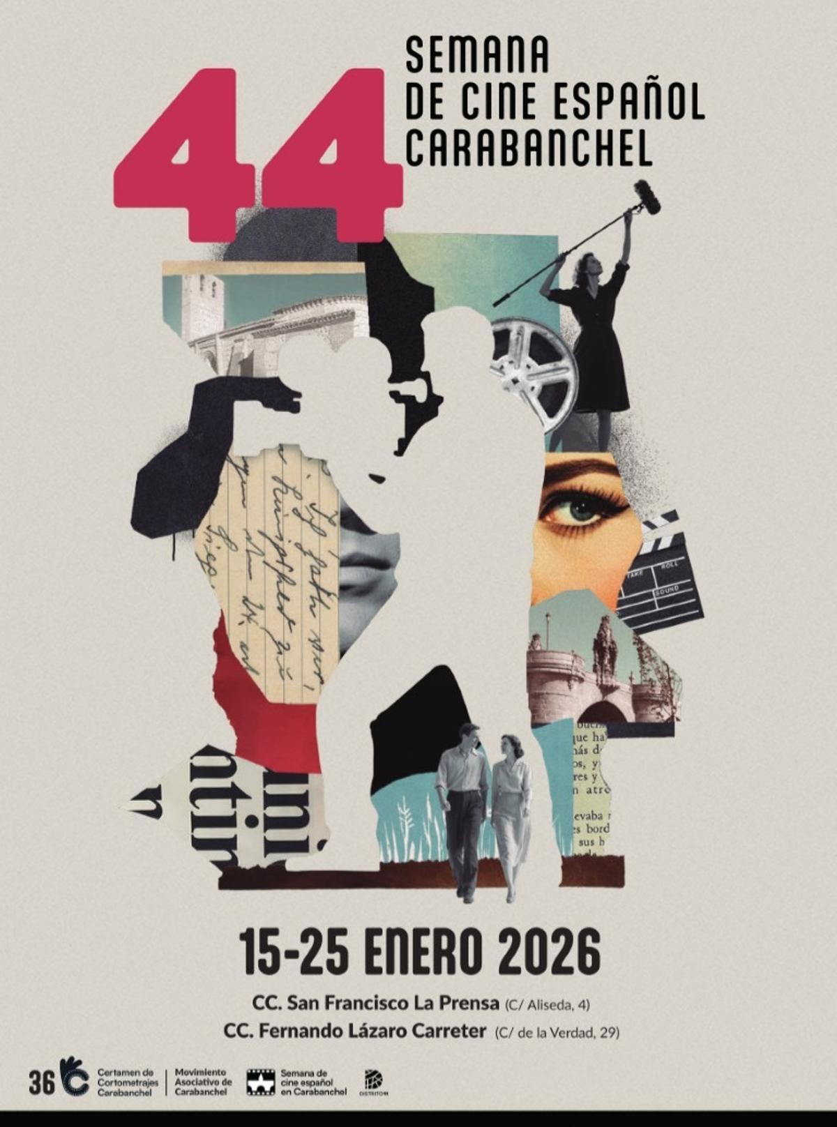 Cartel 44ª Semana del Cine Español de Carabanchel