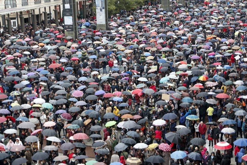 Movilización sin precedentes de los jubilados