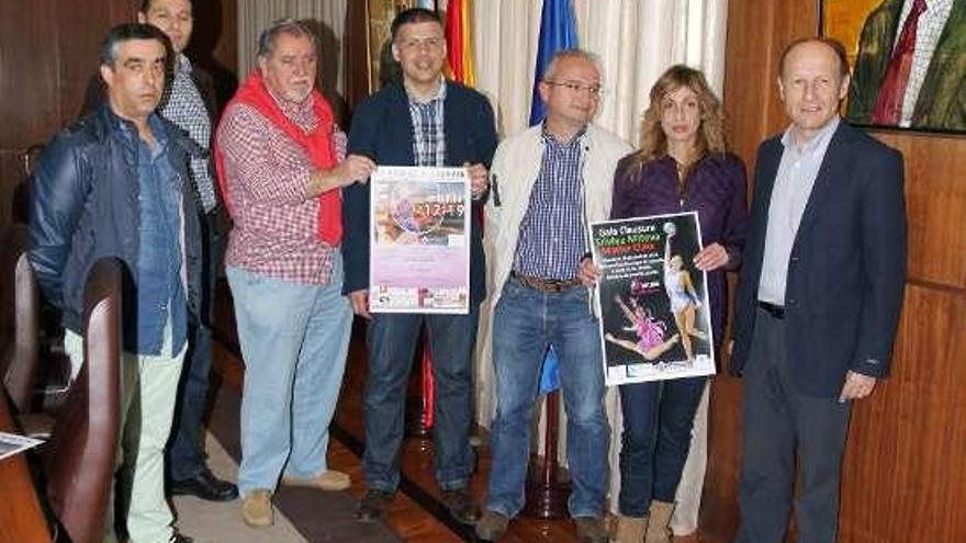 Asistentes a la presentación del torneo, ayer en la Diputación. // I.O.