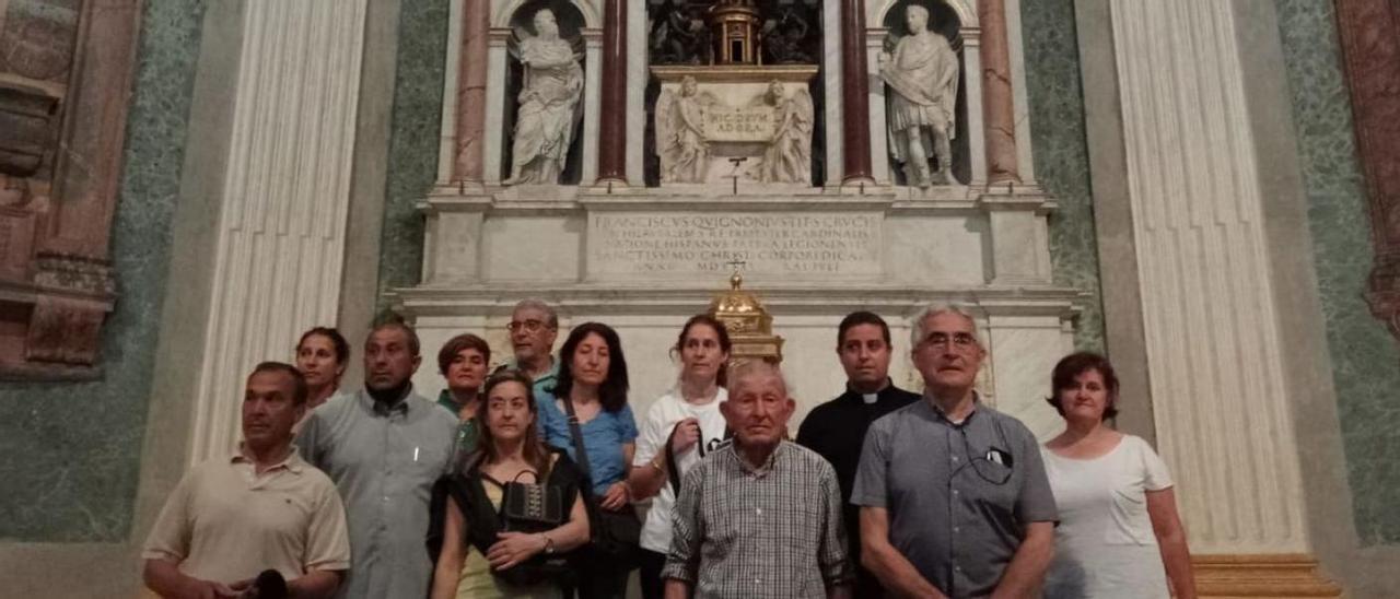 Foto de familia en la visita al Vaticano. | Cedidas