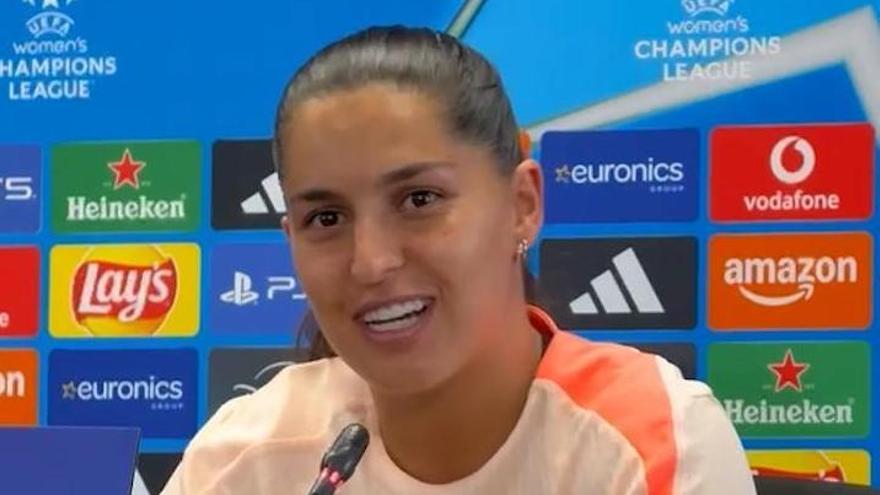 Kika Nazareth, ilusionada por jugar en el Camp Nou con toda la afición
