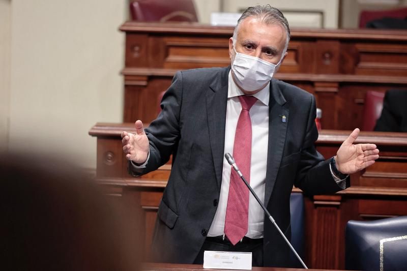 Pleno en el Parlamento de Canarias, 15/12/2021