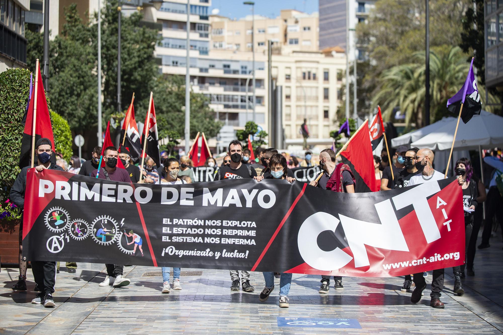 Manifestación del 1 de mayo en Cartagena