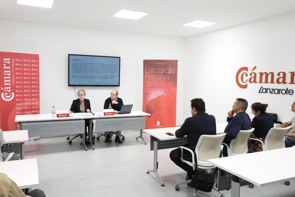 Presentación del proyecto Biocrit en la Cámara de Comercio de Lanzarote y La Graciosa