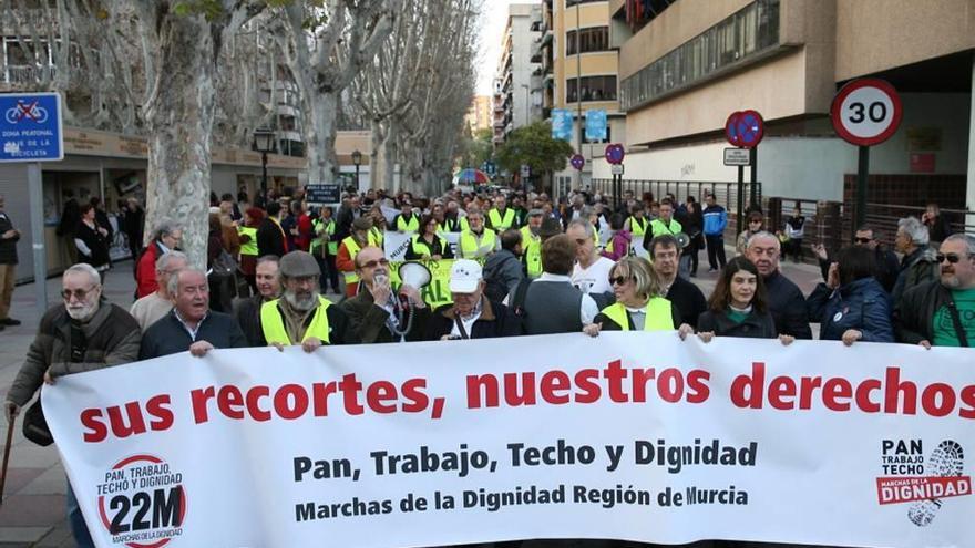 Murcia se sumará el día 27 a las Marchas de la Dignidad en Madrid