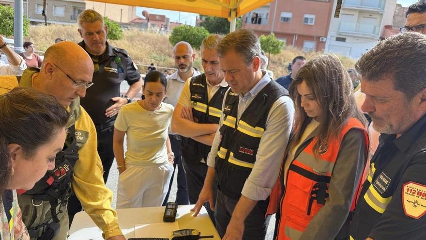 Marcos Ortuño, tras estabilizarse el incendio en El Valle-Carrascoy: 