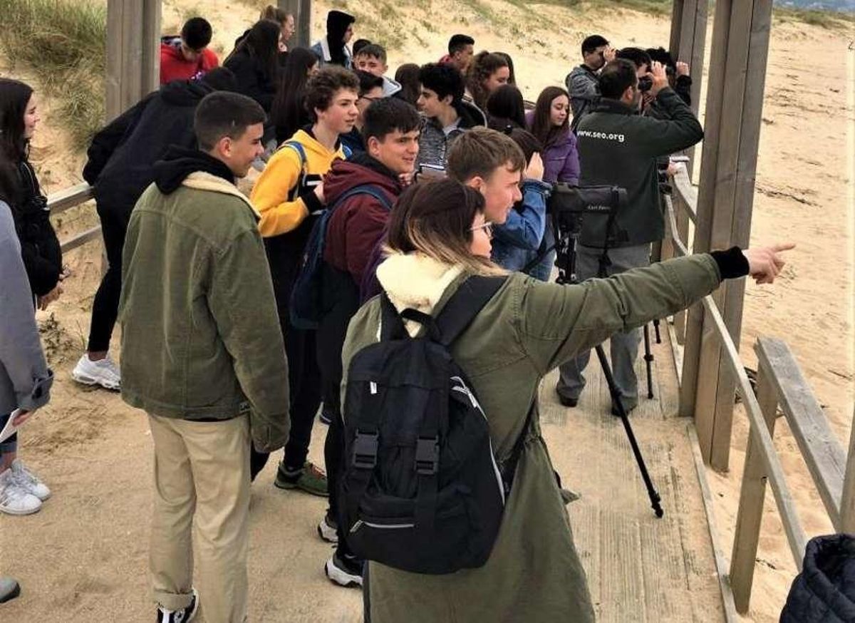 La Reserva Ornitológica ejerce de aula al aire libre para estudiantes de la provincia