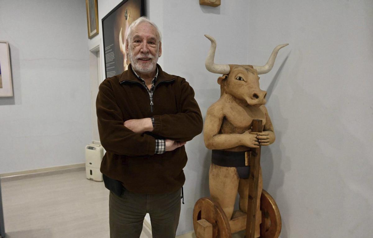 Miguel Ángel Cuña Casasbellas, en la sede de la fundación cultural que encabeza.