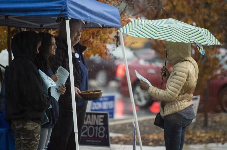 La jornada electoral en EEUU, en imágenes