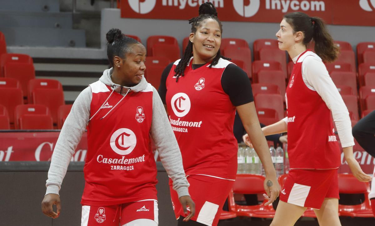 ENTRENAMIENTO DEL CASADEMONT ANTES DE LA PREVIA DE LA EUROCUP