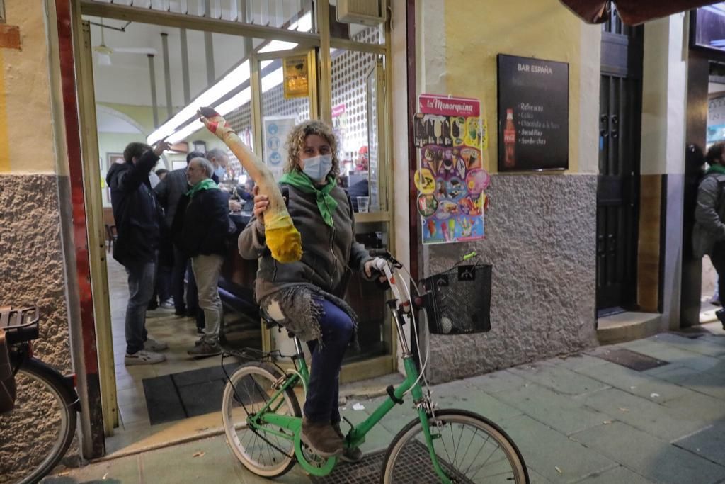 La Policía Local vigila Palma para evitar aglomeraciones en la víspera de Sant Sebastià