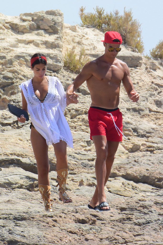 Georgina Rodríguez y Cristiano Ronaldo disfrutan en Formentera