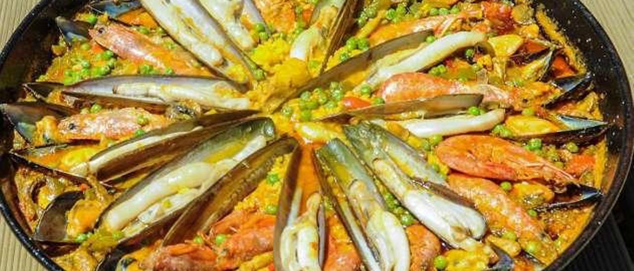 Paella marinera de A Ila de Arousa. // FdV