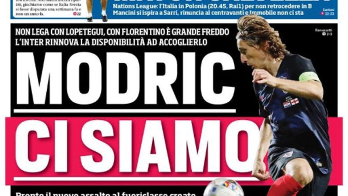 En Italia ya sueñan con la llegada de Modric al Calcio