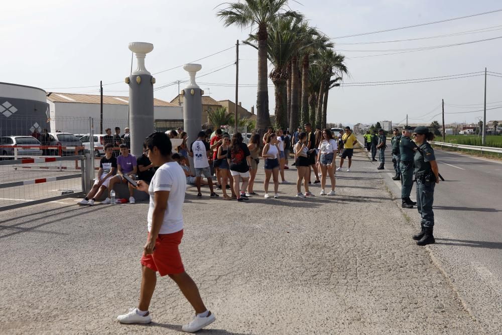 La Guardia Civil precinta el Marenostrum Festival