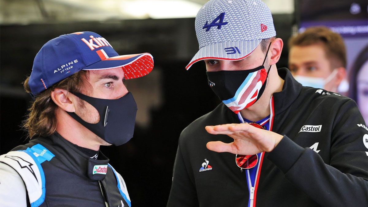 Alonso y Ocon, un tandem compenetrado