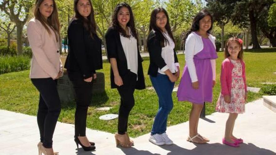 Las candidatas adultas e infantiles de 2016.