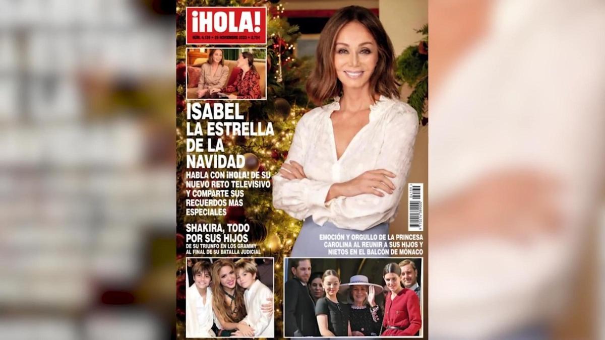 Isabel Preysler se adelanta a la Navidad en la portada de ¡Hola!