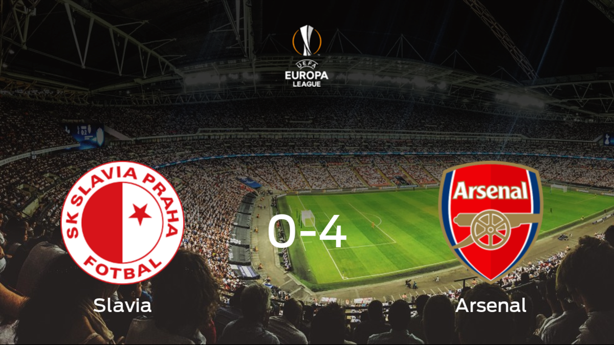 El Arsenal arrolla al Slavia Praga en el duelo de vuelta de cuartos de final (0-4)