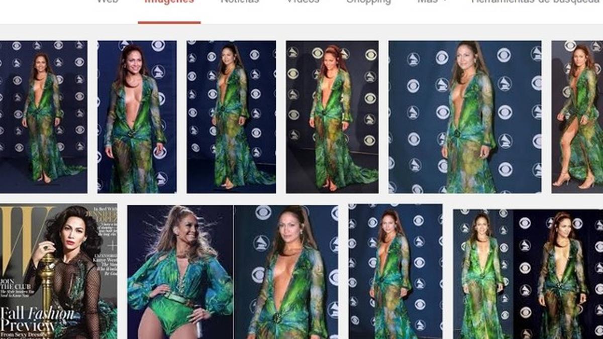 Jennifer López en Google Imágenes