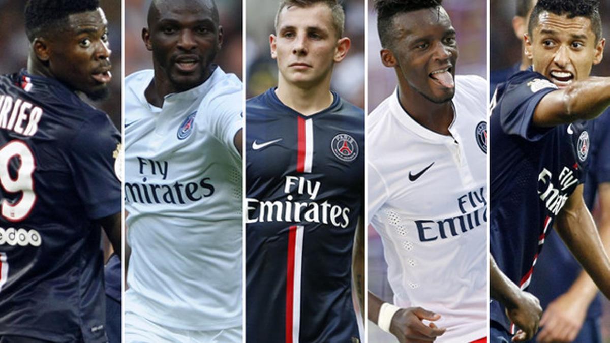 Aurier, Camara, Digne, Bahebeck y Marquinhos, las alternativas de Blanc