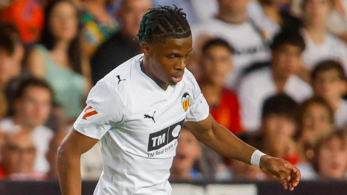 Valencia VLC SPD partido de fútbol Liga EAsports entre el Valencia CF y el Getafe