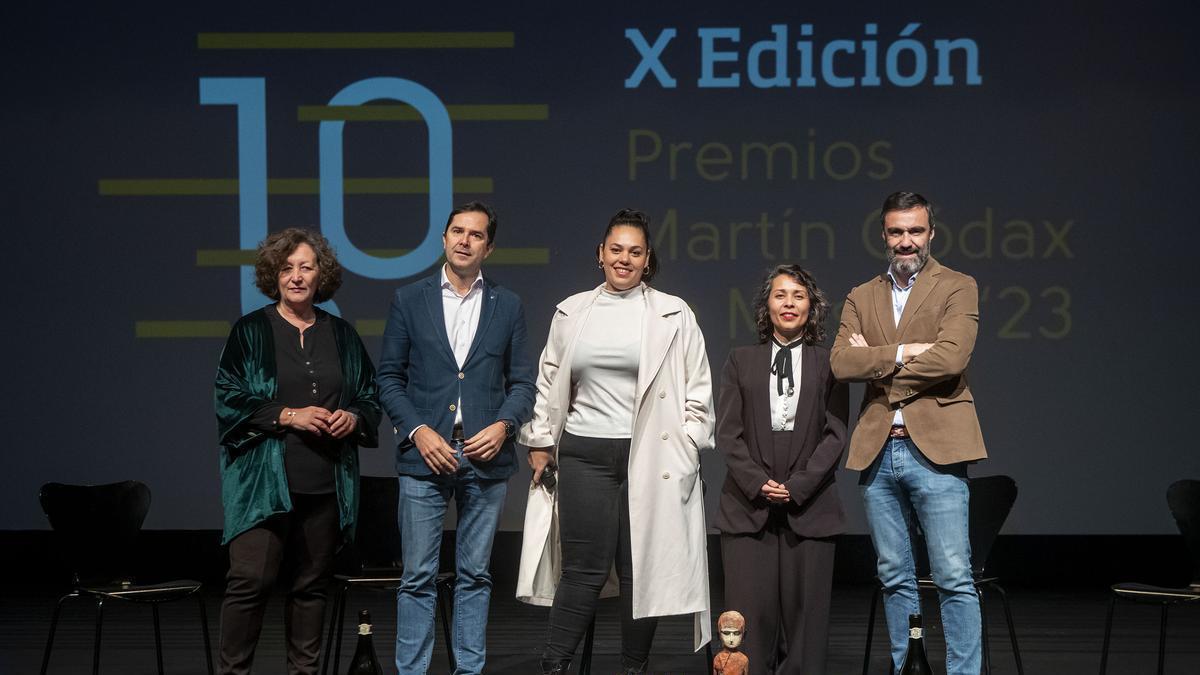 De izquierda a derecha Carme Fouces, Jacobo Sutil, Sheila patricia, Patty Castro, Jorge Pallarés