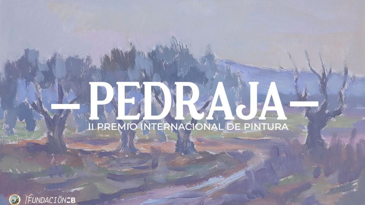 Cartel del II Premio Internacional de Pintura Francisco Pedraja.