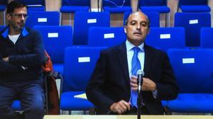 Francisco Camps, durant la declaració a Palma de Mallorca pel cas Nóos