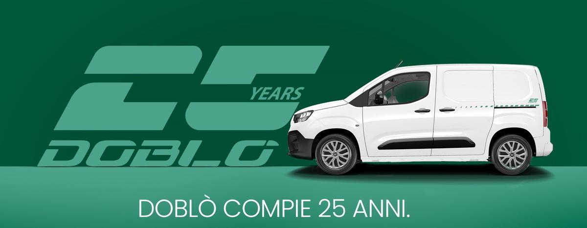 La edición especial de la Fiat Doblò por su 25 aniversario