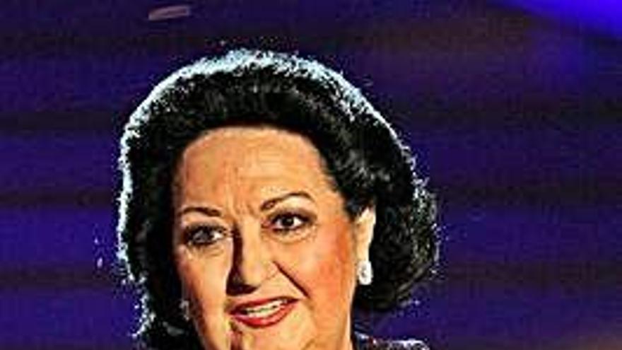 La soprano Montserrat Caballé.