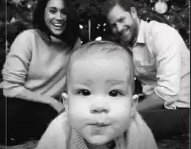 La felicitación de Navidad de Meghan y Harry con su hijo Archie
