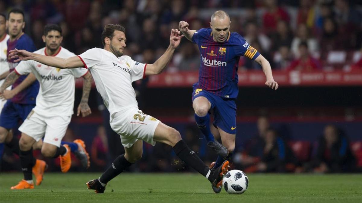 Andrés Iniesta dio una exhibición en la final de Copa del Rey