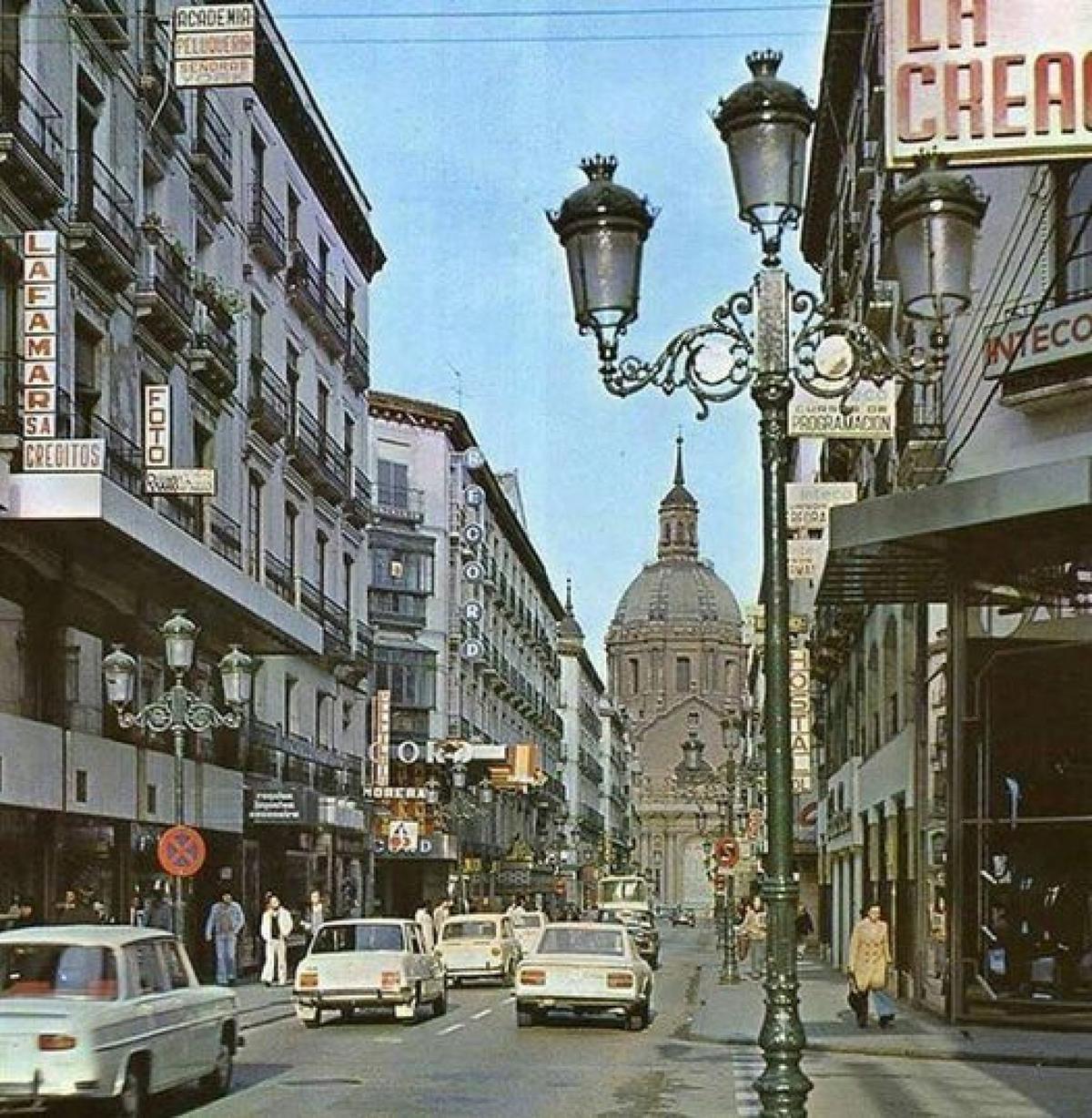 La calle Alfonso en 1978.