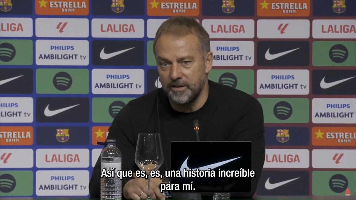 Hansi Flick: "Esto es un sueño hecho realidad"