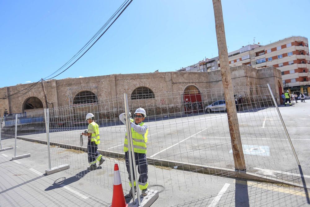 Así está la plaza de toros de Orihuela antes de se