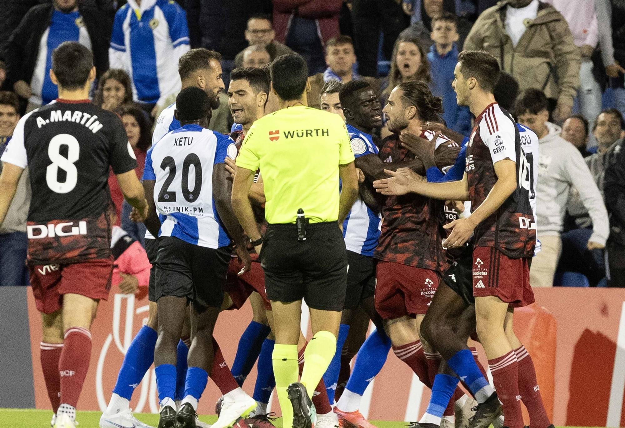 El Hércules no puede con el Burgos y queda eliminado de la Copa (1-2)