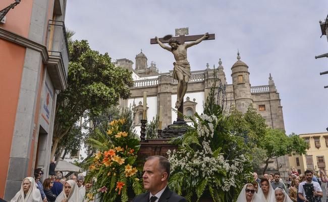 Procesión de Las Mantillas en Las Palmas