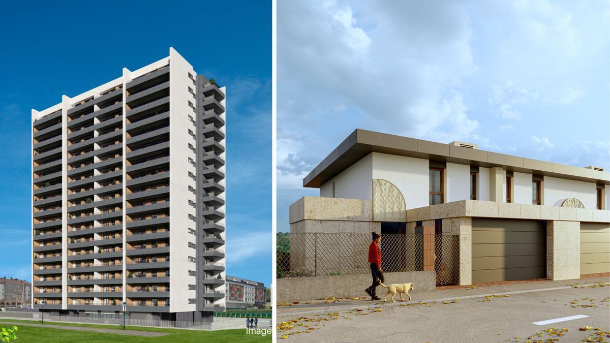 Edificio Laya y edificio Essentia